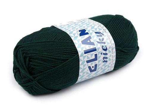 Prima-obchod Pletací příze Nicky 50 g, barva 14 (204) zelená lesní