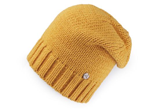 Prima-obchod Zimní čepice unisex, barva 6 hořčicová