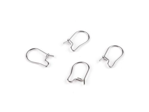 Prima-obchod Afroháček uzavřený z nerezové oceli 15 mm, barva platina