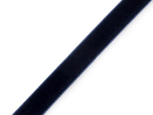 Prima-obchod Sametová stuha šíře 15 mm, barva 7 modrá tmavá