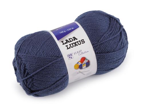 Prima-obchod Pletací příze Lada Luxus 100 g, barva 14 (56510) modrá jeans