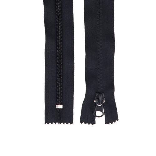 Prima-obchod Spirálový zip skrytý No 5 délka 18 cm nedělitelný, barva Černá