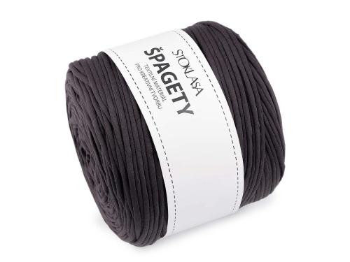 Prima-obchod Špagety / příze 550 g, barva 50 šedá tmavá různé odstíny