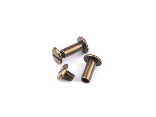 Prima-obchod Knihařský šroub 12; 16; 20 a 25 mm, barva 7 (12 mm) staromosaz