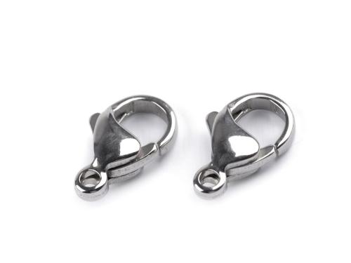Prima-obchod Karabinka z nerezové oceli, více velikostí, barva 5 (8x13 mm) platina