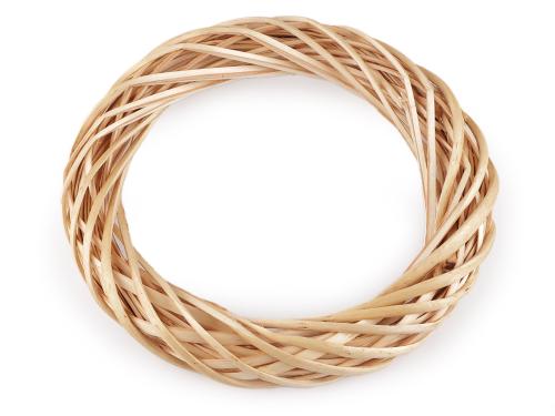 Prima-obchod Proutěný věnec, barva 3 přírodní Ø25 cm