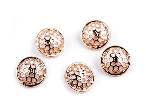 Prima-obchod Kovový knoflík děrovaný velikost 28
