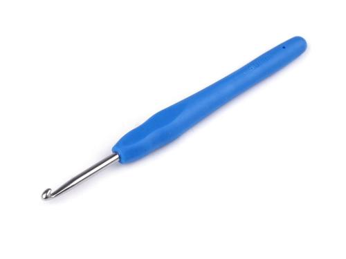 Prima-obchod Háček na háčkování se silikonovou rukojetí vel. 2; 2,5; 3; 3,5; 4; 5, barva 7 (4 mm) náhodná barva