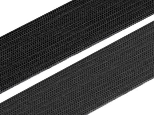 Prima-obchod Pruženka šíře 20 mm tkaná černá - pevná, barva Černá