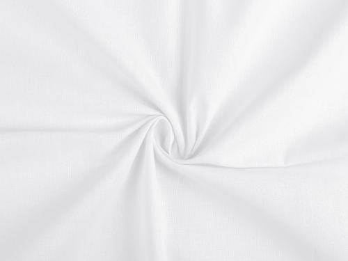 Prima-obchod Bavlněná látka / plátno, barva 4 (160 cm, 100 g/m²) ) bílá