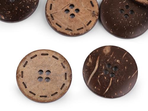 Prima-obchod Knoflík kokos oboustranný velikost 24