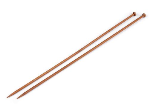Prima-obchod Rovné jehlice č. 3,5; 4; 4,5; 5 bambus, barva 3 (4,5 mm) bambus tmavý