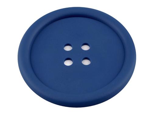 Prima-obchod Silikonová podložka knoflík Ø9 cm, barva 19 modrá safírová