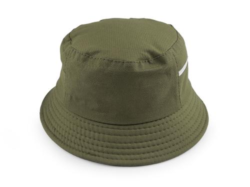 Prima-obchod Bavlněný letní klobouk unisex, barva 4 (vel. 56) zelená khaki