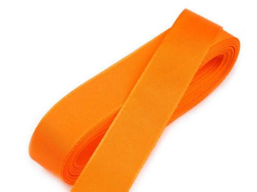 Prima-obchod Stuha taftová šíře 20 mm, barva 211 oranžová sytá sv