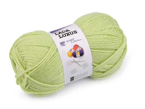 Prima-obchod Pletací příze Lada Luxus 100 g, barva 11 (53744) zelená jablková