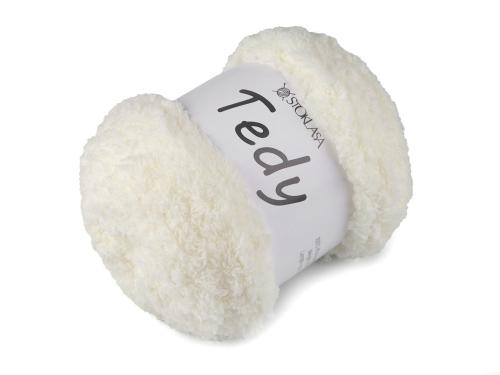Prima-obchod Pletací příze Tedy 100 g, barva 1 (02) krémová nejsvět.