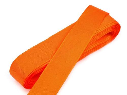 Prima-obchod Stuha taftová šíře 20 mm, barva 617 oranžová