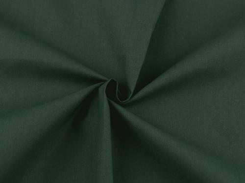 Prima-obchod Bavlněná látka / plátno jednobarevná šíře 220 cm, barva (71) zelená tmavá