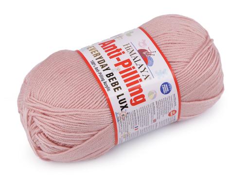 Prima-obchod Pletací příze Everyday Bebe Lux 100 g, barva 7 (70441) pudrová