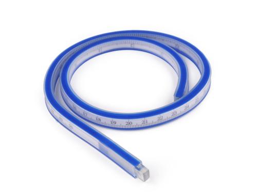 Prima-obchod Ohebné pravítko délka 40 cm, 50 cm, 60 cm, barva 1 (50 cm) modrá