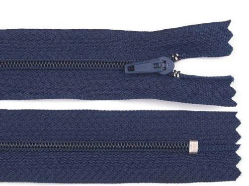 Prima-obchod Spirálový zip No 3 délka 35 cm pinlock, barva 330 modrá tmavá