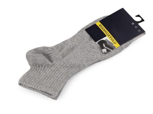 Prima-obchod Bavlněné antibakteriální ponožky unisex, barva 2 šedá světlá