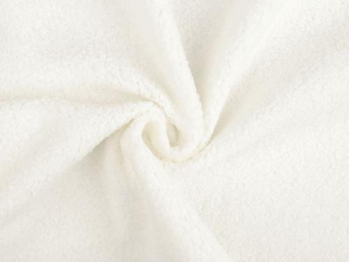 Prima-obchod Teddy plyšová látka, barva 9 (2) (275 g/m²) Off White
