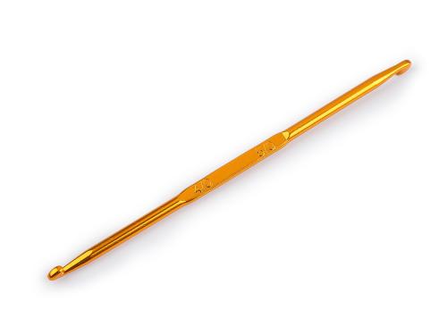 Prima-obchod Oboustranný háček na háčkování vel. 1;2;3;4;5;6;7;8, barva 4-5 měděná světlá