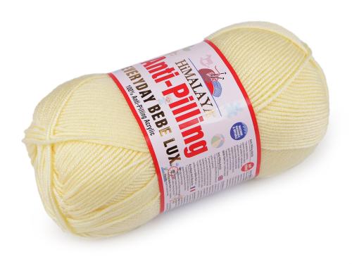 Prima-obchod Pletací příze Everyday Bebe Lux 100 g, barva 3 (70425) žlutá světlá