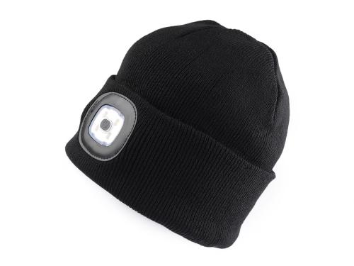 Prima-obchod Čepice s LED světlem unisex, barva černá
