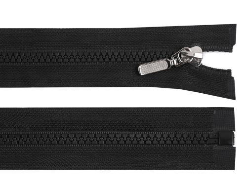 Prima-obchod Kostěný zip No 5 délka 80 cm s ozdobným jezdcem, barva 322 černá