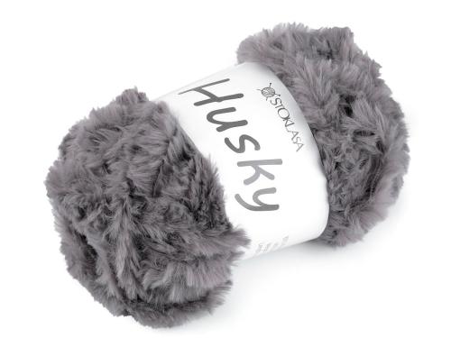 Prima-obchod Pletací příze Husky 100 g, barva 6 šedá