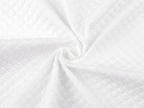 Prima-obchod Šusťákovina zpevněná 3D kostičky, barva 1 (2) Off White