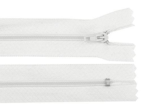 Prima-obchod Spirálový zip No 3 délka 30 cm pinlock, barva 101 bílá