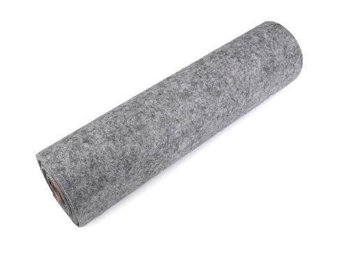 Prima-obchod Plsť / filc šíře 50 cm, barva 8 (F92) šedá světlá melír