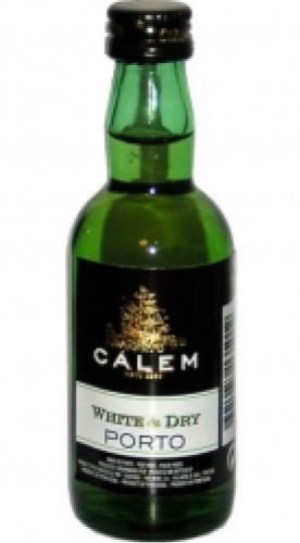 víno Portské White Dry 50ml Cálem miniatura
