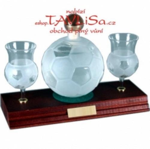 sklo Fotbalový míč 0,35 nápis Svatý Jan