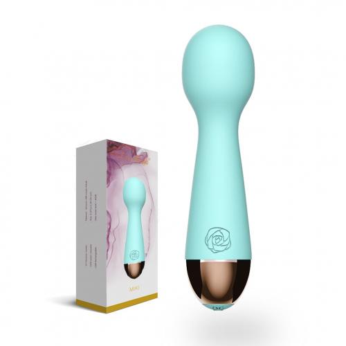 Love Magic Miki Smart wand massager zelený Zelená Love magic Lékařský silikon + ABS Jednomotorový USB kabel 10 nastavitelných vibrací 75,5g ANO