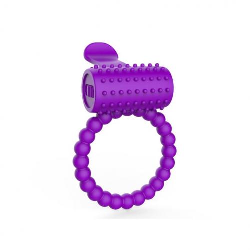 Tongue vibrating ring - vibrační kroužek fialový Fialová