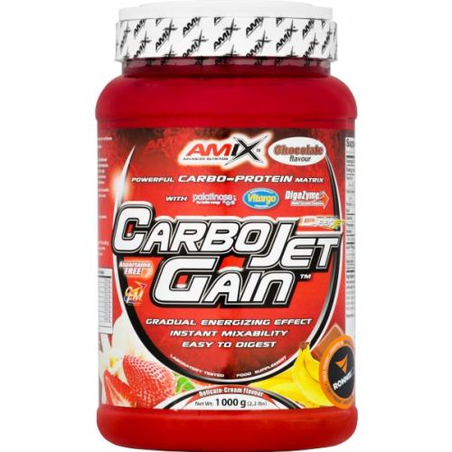 Amix CarboJet Gain Barva: čokoláda, Velikost: 1000 g