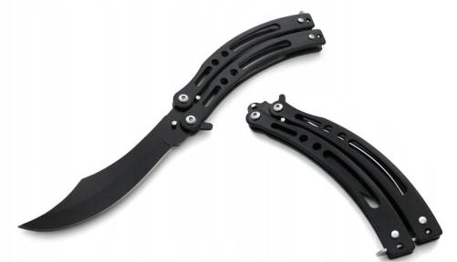 Pronett XJ3763 Nůž Motýlek BLACK
