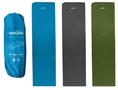 Samonafukovací karimatka Redcliffs 180x50x2,5 cm Varianta: šedá