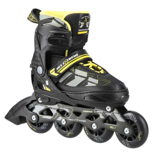 Kolečkové brusle NILS Extreme NA11002 A, žluté Velikost: M(35-38)