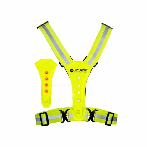 Pure2Improve Reflexní vesta běh/cyklo P2I S LED OSVĚTLENÍM