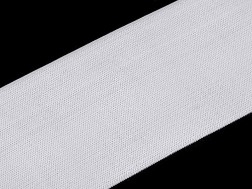 Pruženka šíře 60 mm tkaná - pevná, barva Bílá