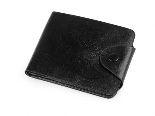 Pánská peněženka 9,5x12 cm, barva 10 černá