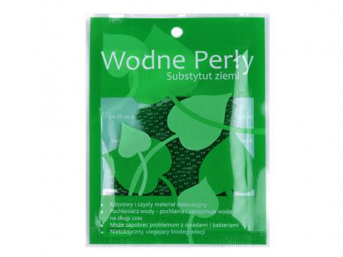 Vodní perly - gelové kuličky do vázy 10 g, barva 3 zelená