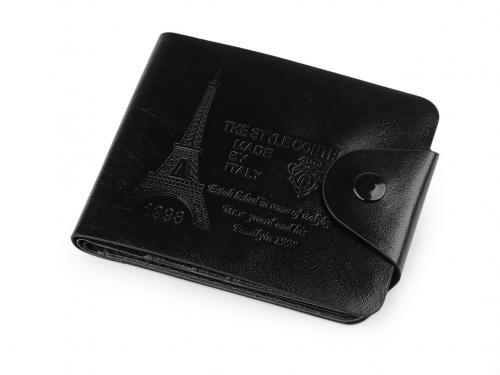 Pánská peněženka 9,5x12 cm, barva 6 černá