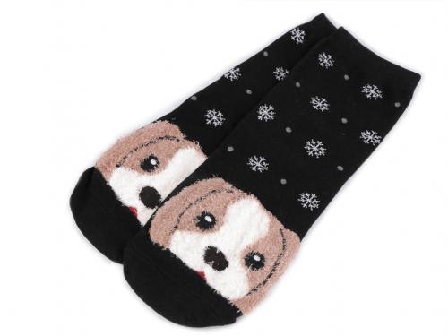 Dětské ponožky pes, barva 5 černá